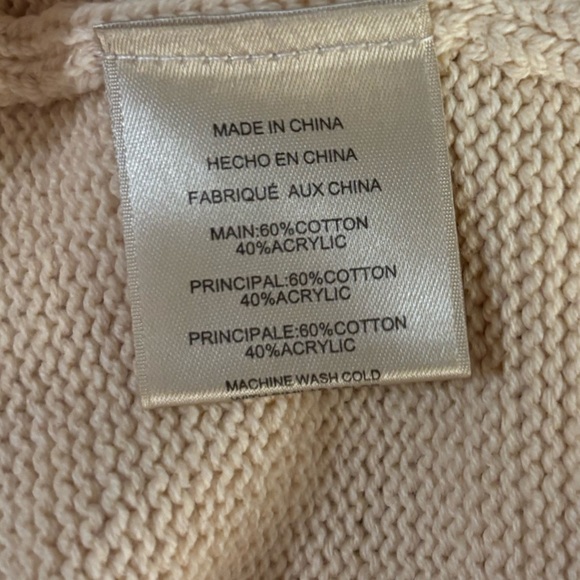 Porridge/Anthropologie Jolene Pullover Crewneck Western Dog Sweater in Ivory NWT - Picture 11 of 12